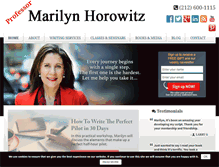 Tablet Screenshot of marilynhorowitz.com